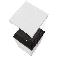 Kratki - Patio Light Gas Fireplace - White