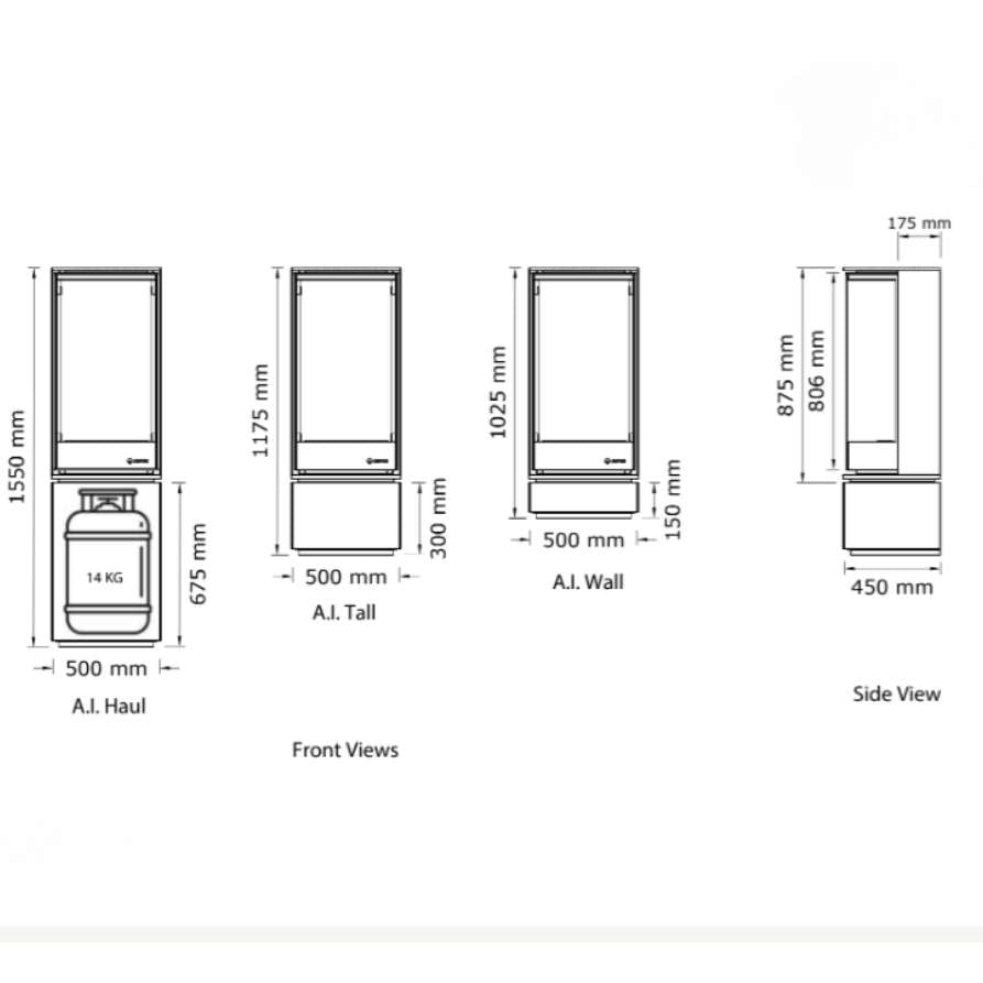 AI Gas Fireplace Specification
