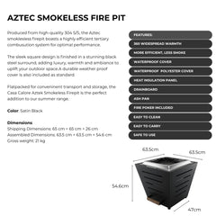 Aztec Smokeless Firepit