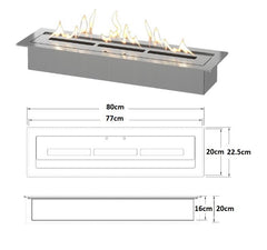 Biofuel Drop-in Fireplace