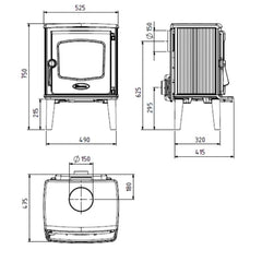 525 CB Fireplace Specification