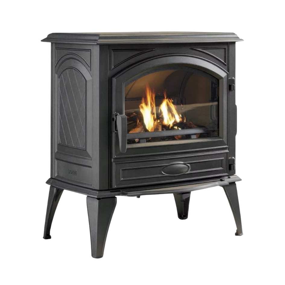 Dovre 640WD Fireplace with Side View