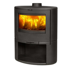 Dovre Bow Fireplace Side View