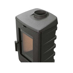 Dovre Brut 200 Freestanding Fireplace Side