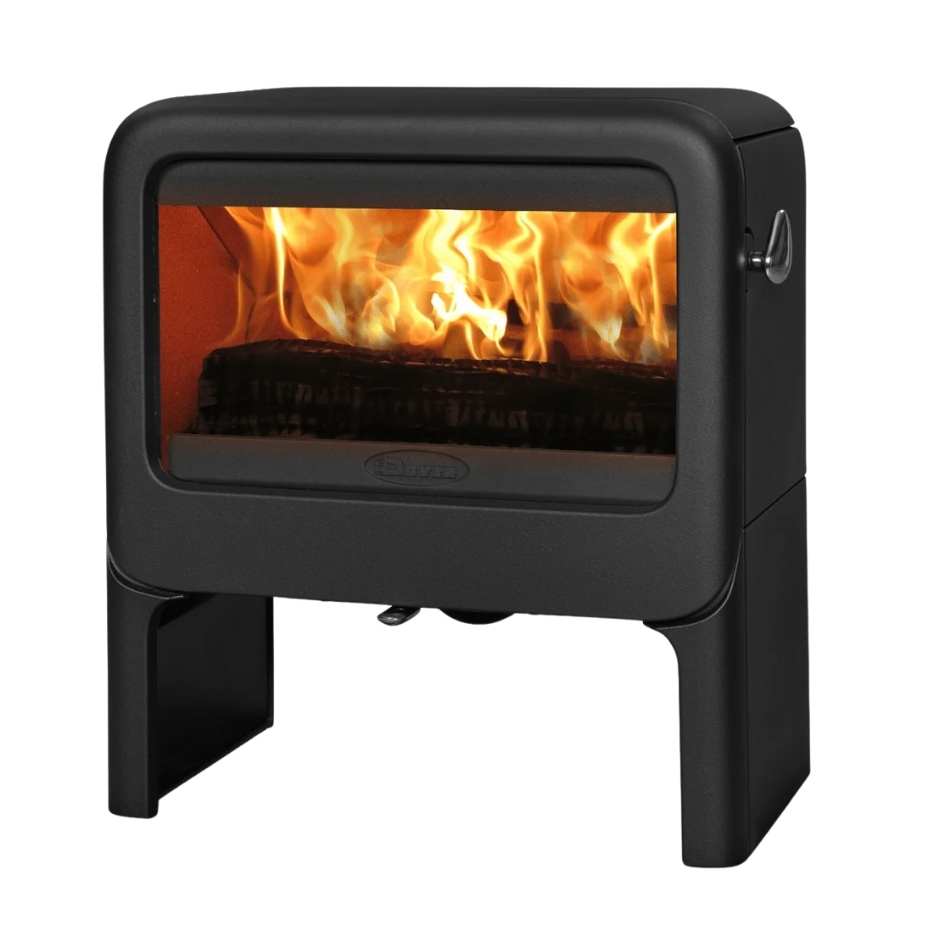 Dovre Rock 500 Fireplace Side View