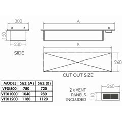 Drop-in Gas Fireplace