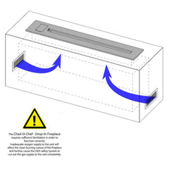 Drop-in Gas Fireplace