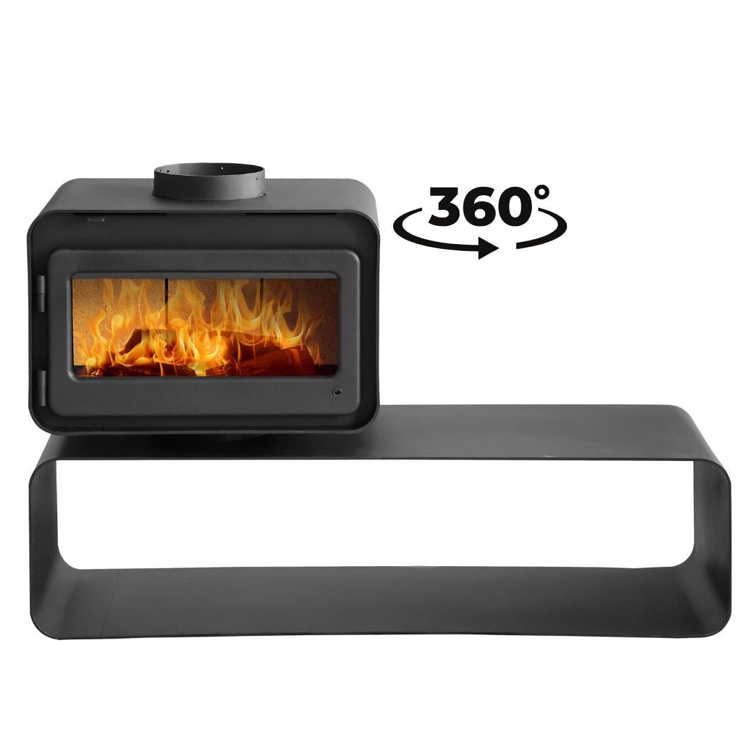 Flamm Cute 1200 Freestanding Fireplace