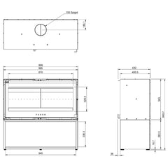 Forge Fires F100 Freestanding Fireplace