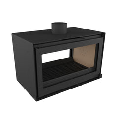 Forge Fires D80 Double Sided Freestanding Fireplace