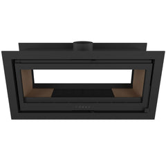 Forge Fires D120 Built-in Double-Sided Fireplace