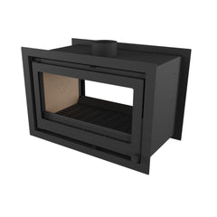 Forge Fires D80 Built-in Double-Sided Fireplace
