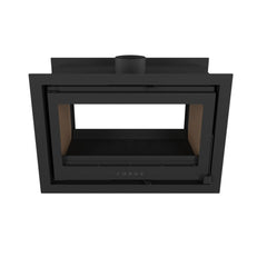 Forge Fires D80 Built-in Double-Sided Fireplace