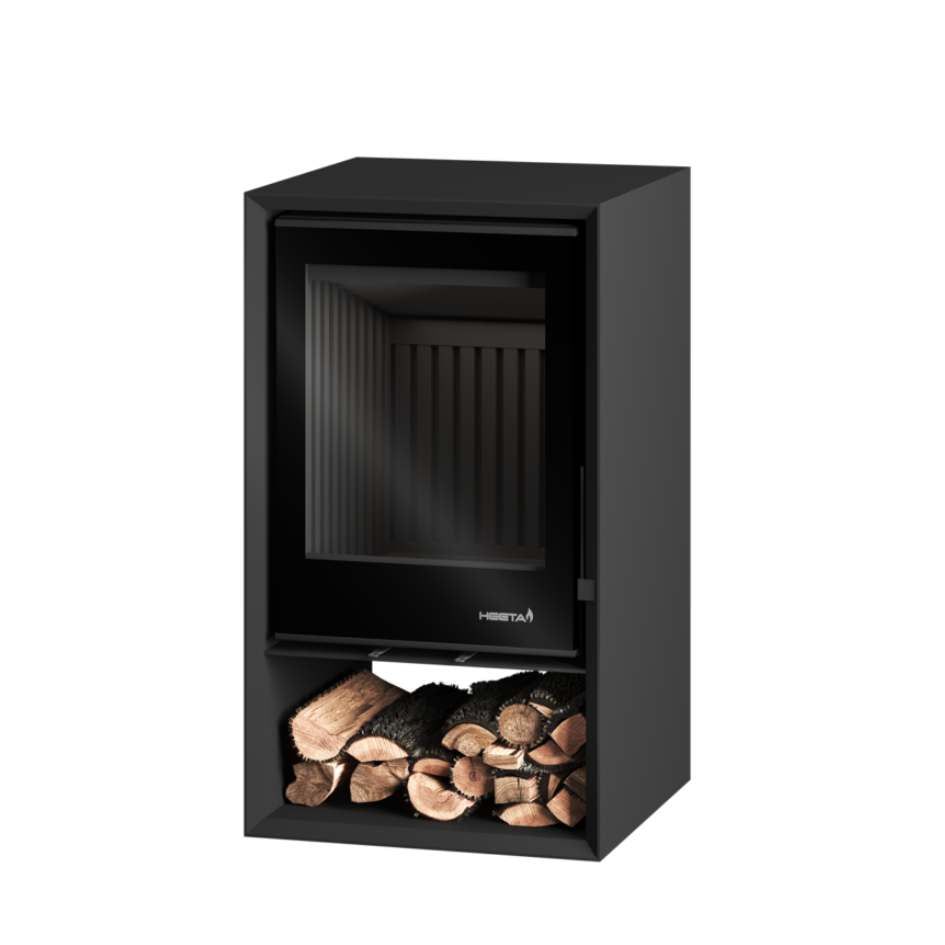 Heeta 500 Log Base Wood Fireplace