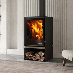 Heeta 500 Oakley Log Base Wood Fireplace