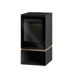 Heeta 500 Oakley Log Base Wood Fireplace