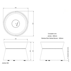 Jembe Biofuel Fire Pit