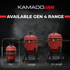 Kamado Jan Gen 4 Junior - Ember Red