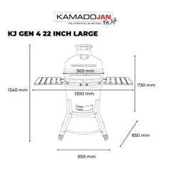 Kamado Jan Gen 4 Large - Bok Green