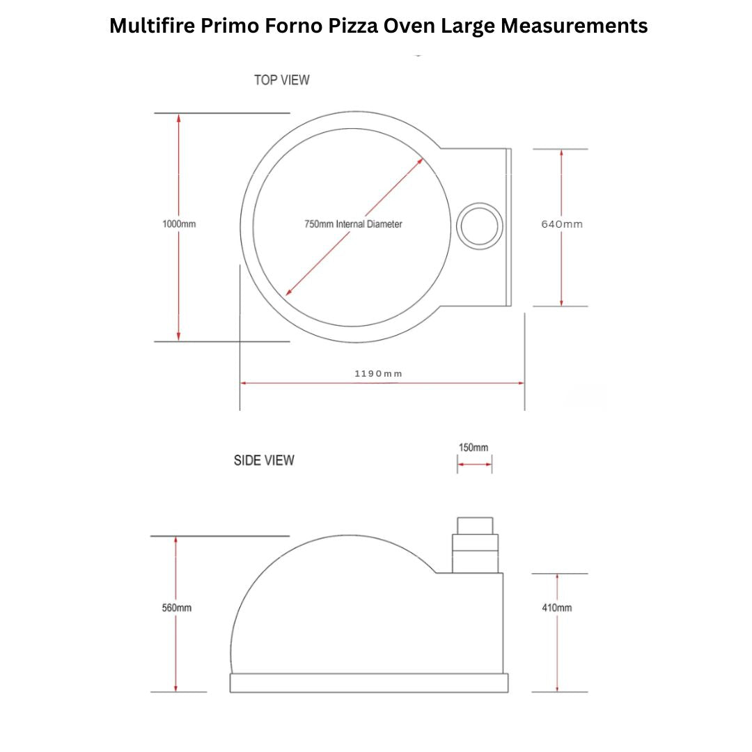 Pizza Oven Size Large