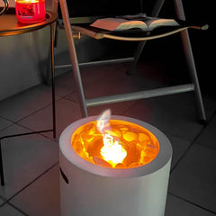 NovaFlame Freestanding Moon Mini Biofuel Fireplace