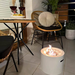 NovaFlame Freestanding Moon Mini Biofuel Fireplace