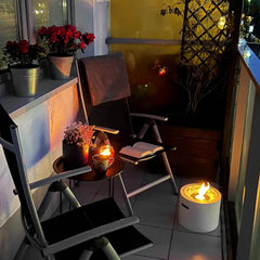 NovaFlame Freestanding Moon Mini Biofuel Fireplace