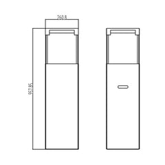 NovaFlame Freestanding Patio Biofuel Fireplace