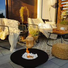 NovaFlame Freestanding Universe Biofuel Fireplace - Black