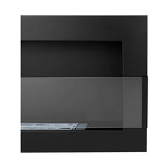 NovaFlame Hanging Biofuel Fireplace 650x400 - Matte Black - Glass