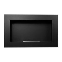 NovaFlame Hanging Biofuel Fireplace 650x400 - Matte Black - No Glass