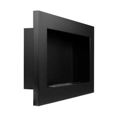 NovaFlame Hanging Biofuel Fireplace 650x400 - Matte Black - No Glass
