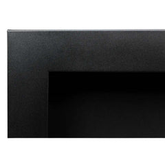 NovaFlame Slimline Hanging Biofuel Fireplace 900x400 - Black - Glass