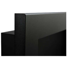 NovaFlame Slimline Hanging Biofuel Fireplace 900x400 - Black - Glass