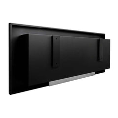 NovaFlame Slimline Hanging Biofuel Fireplace 900x400 - Black - No Glass
