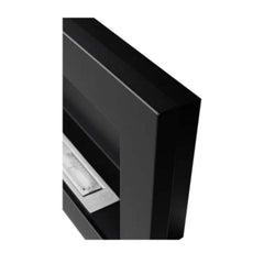 NovaFlame Slimline Hanging Biofuel Fireplace 900x400 - Black - No Glass