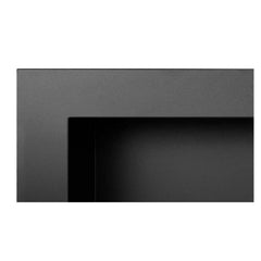 NovaFlame Slimline Hanging Biofuel Fireplace 900x400 - Black - No Glass