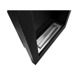 NovaFlame Wall Mount Vertical Biofuel Fireplace - Black