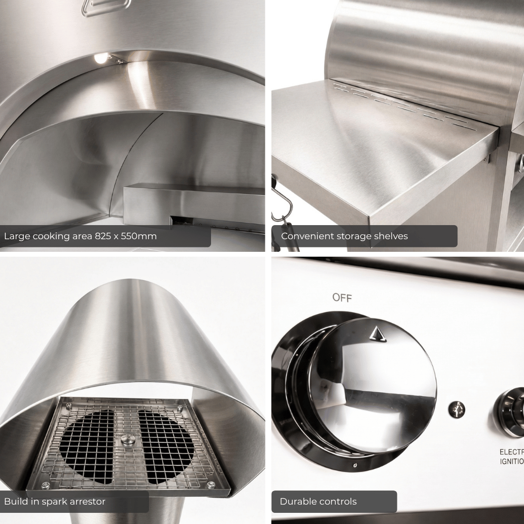 Casa Nostra Vito Hybrid Pizza Oven Details