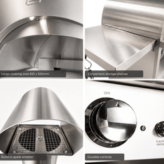 Casa Nostra Vito Hybrid Pizza Oven Details