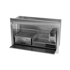 Combo Braai, Wood & Gas, Stainless Steel, 5 Sizes - MultiFire - Fireplace Specialists