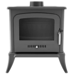 Kratki K7 - Wood, Cast Iron, Freestanding Fireplace