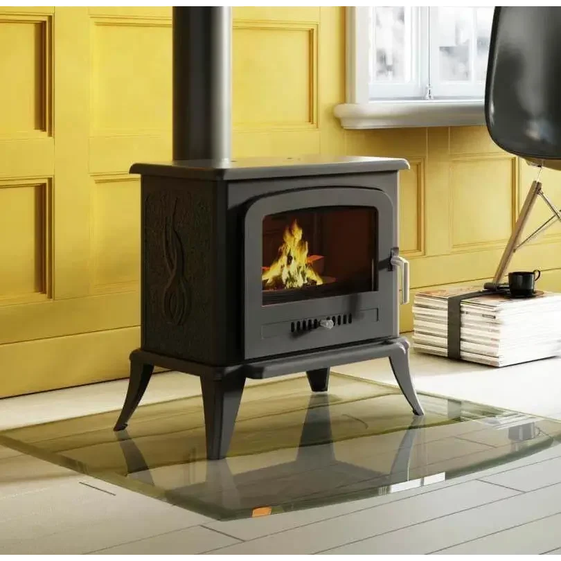 Kratki K7 - Wood, Cast Iron, Freestanding Fireplace