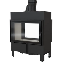 double-sided fireplace