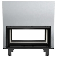 double-sided fireplace