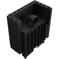 Corner built-in fireplace