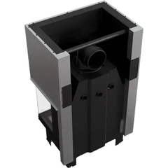 three-sided fireplace