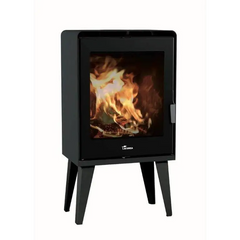 Lacunza Atlantic 614 - Wood Burning - Steel Fireplace