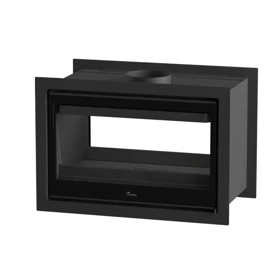 Lacunza Nickel 800- 12kW Double Sided Built-In, Wood Burning Fireplace