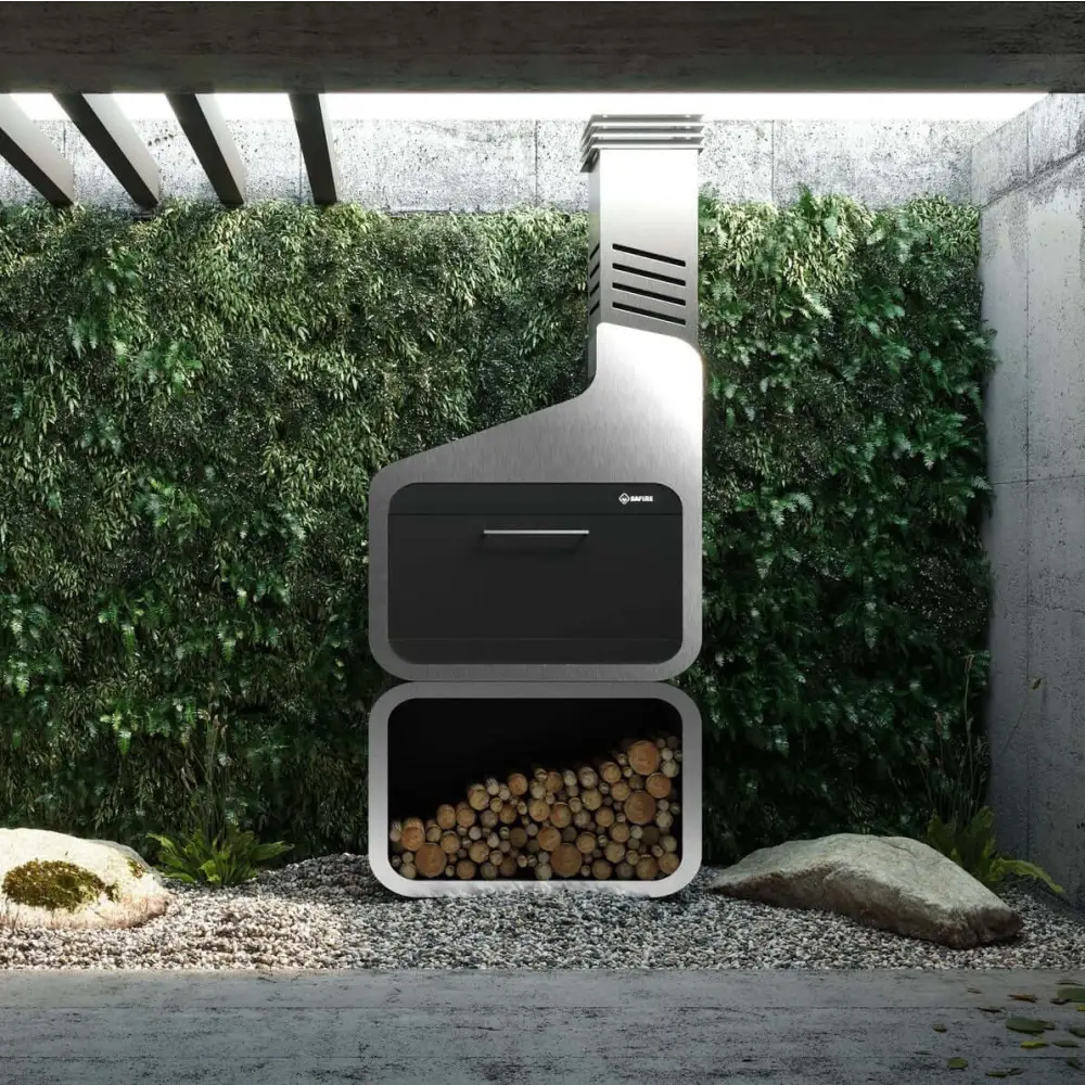 Wall Mounted Stainless Steel Braai